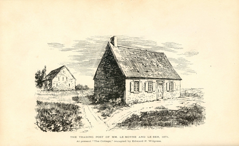 Maison Le Ber-Le Moyne avant l'emménagement de Marguerite Chorel